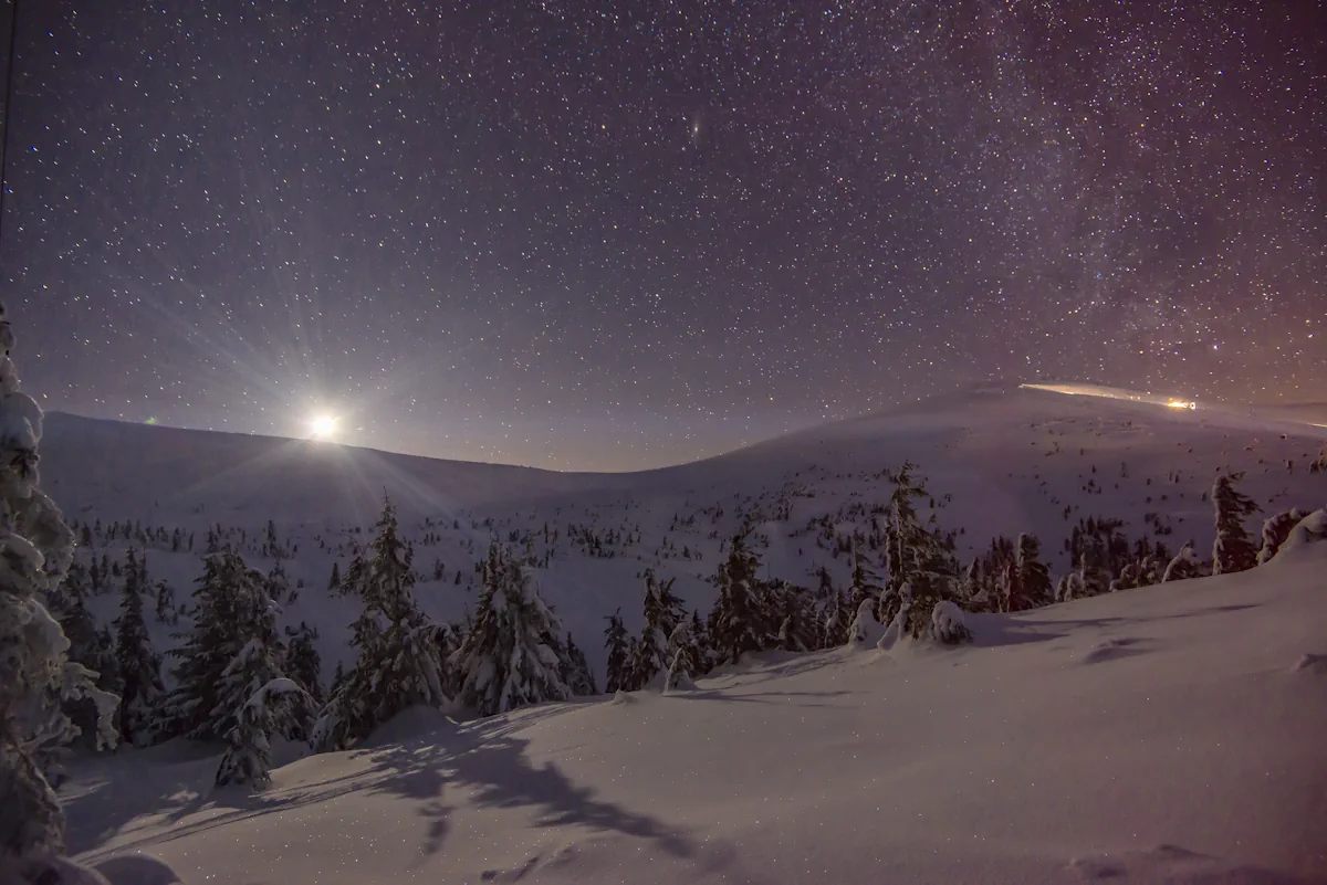 Montagne de Korvatunturi en Laponie - lieu secret originel de la maison du père noël