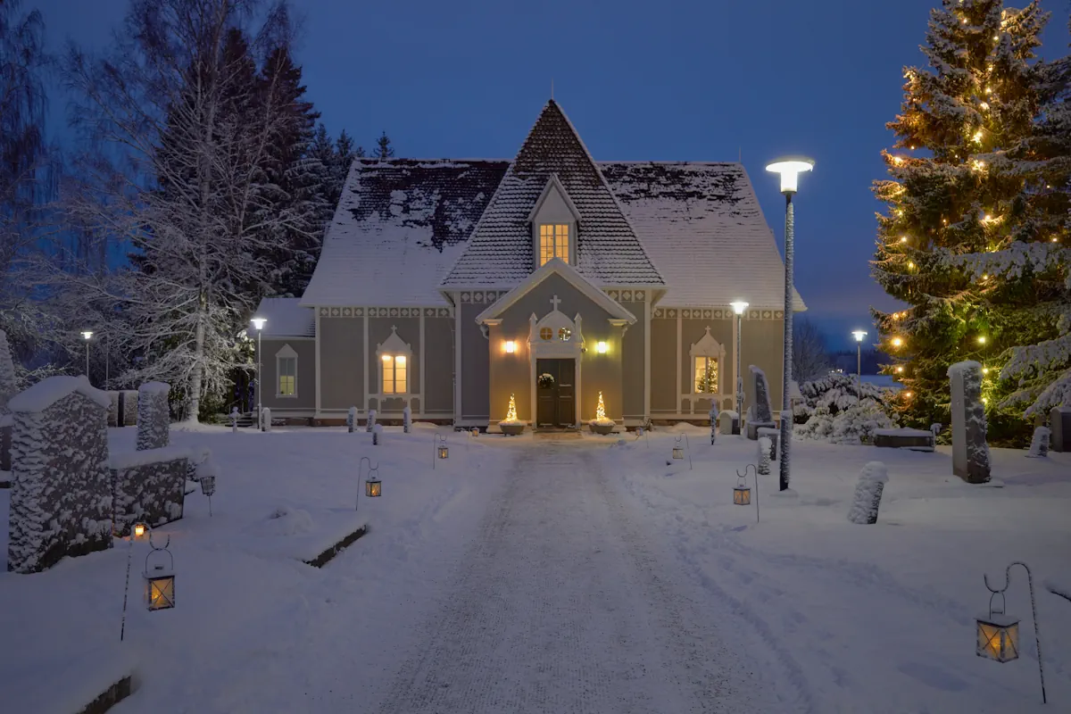 Santa Claus Village à Rovaniemi en Laponie - résidence officielle du père noël en Finlande
