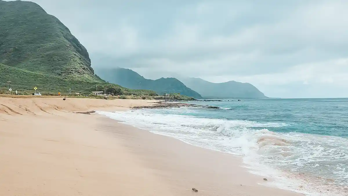 la plage Hanakapiai Beach à Hawaï